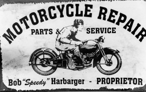 Motorcycle Repair sign
